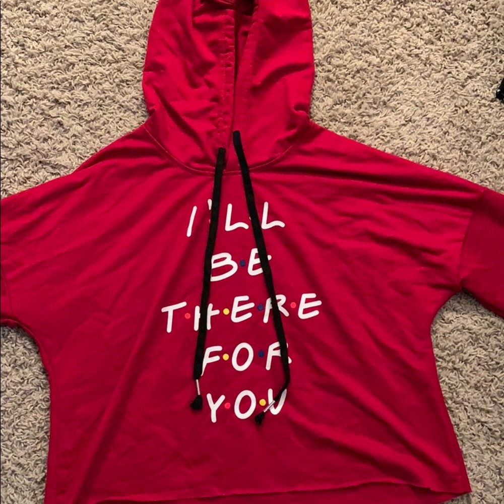Friends long sleeve crop